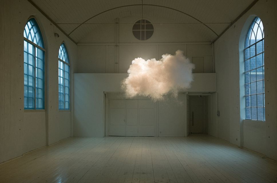 Nube como obra artística Nube como obra artística